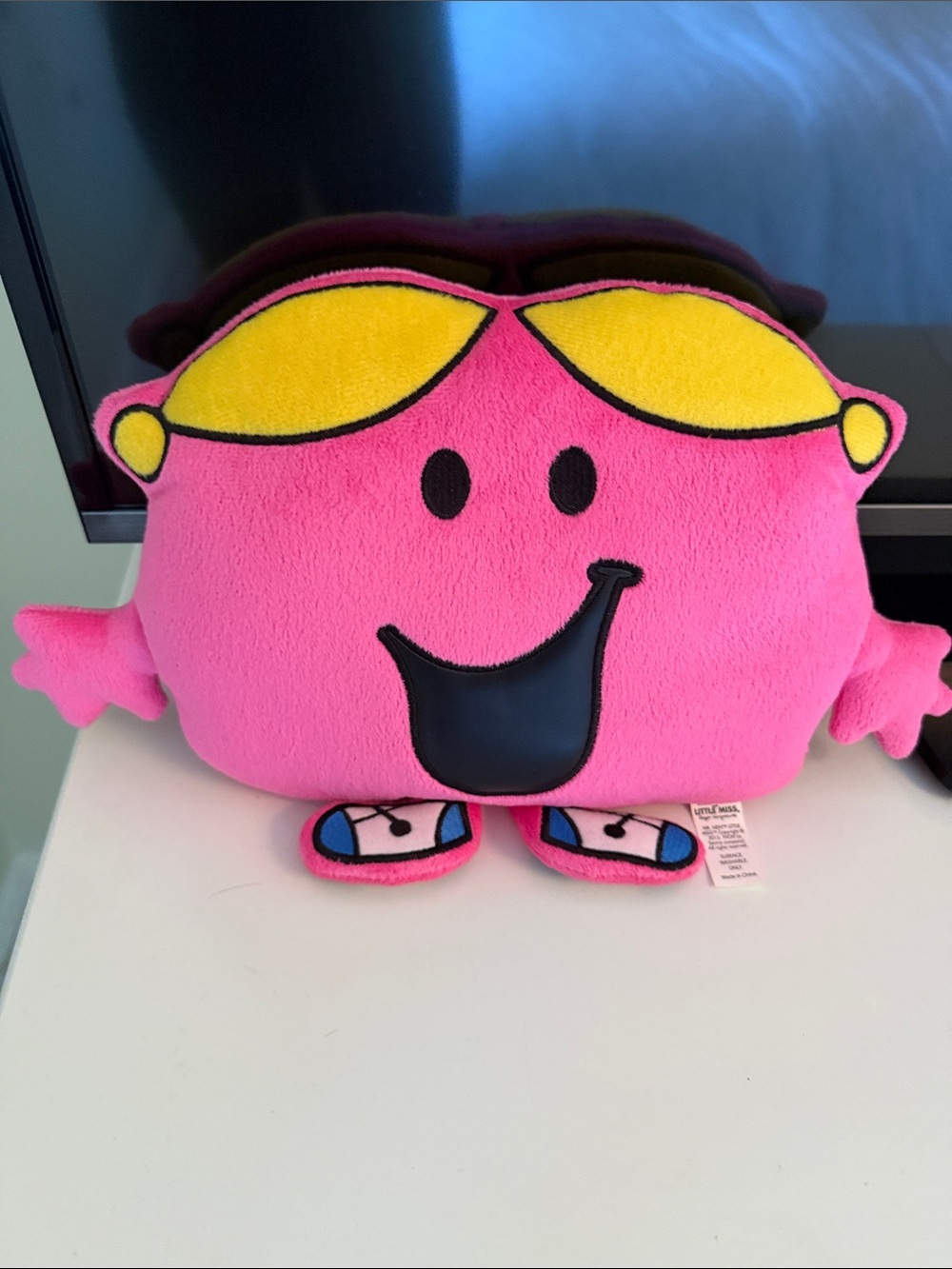 Little Miss Chatterbox Character Plush Toy with Yellow Hair
